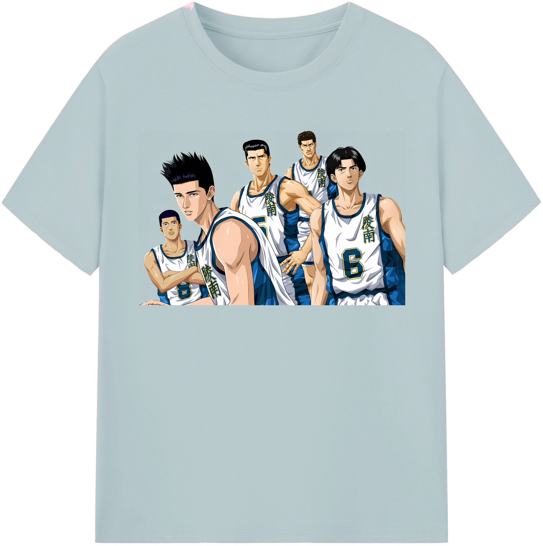 SLAM DUNK／スラムダンク 綿100％半袖Tシャツ（フロントプリント）